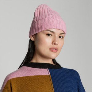 Everlane Cashmere Beanie Bubblegum Pink